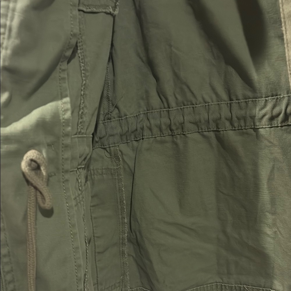 Merona Olive Green Zip-Front Utility Vest - Picture 6 of 8